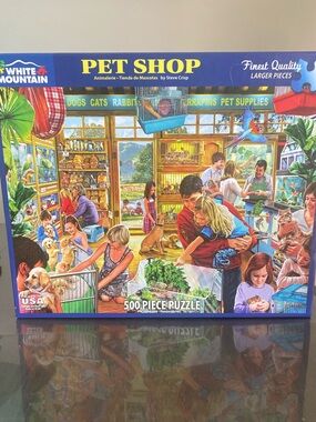 White Mountain Puzzles PET SHOP jigsaw